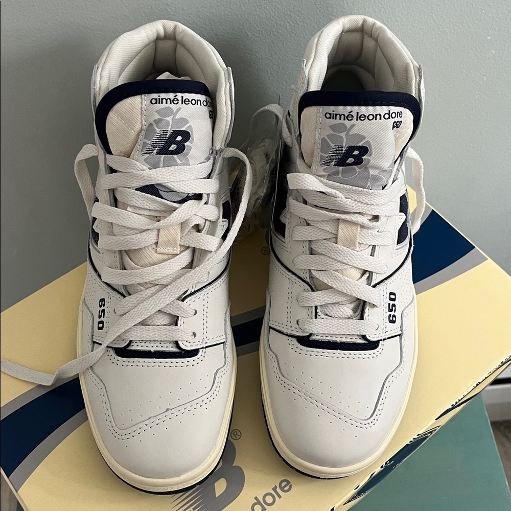 NIB New Balance 650R x Aime Leon Dore Sneakers BB650RD1 Men’s 7.5 rare find - Picture 11 of 11